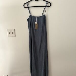 Madewell The Goldie Dress in Plisse